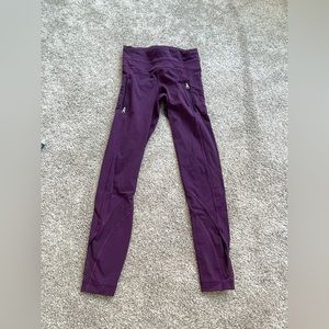 Lululemon Purple Leggings Sz 2